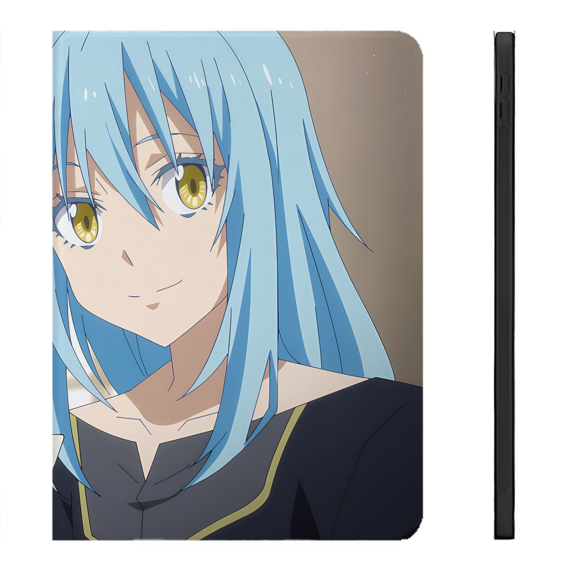 （画像用） 転スラ Regarding Reincarnated to Slime IPadケース ペンホルダー付き ブックスタイルデザイン